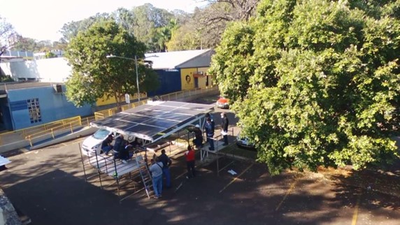 Procedimentos de instalação fotovoltaica de Carport Solar (módulo 1)