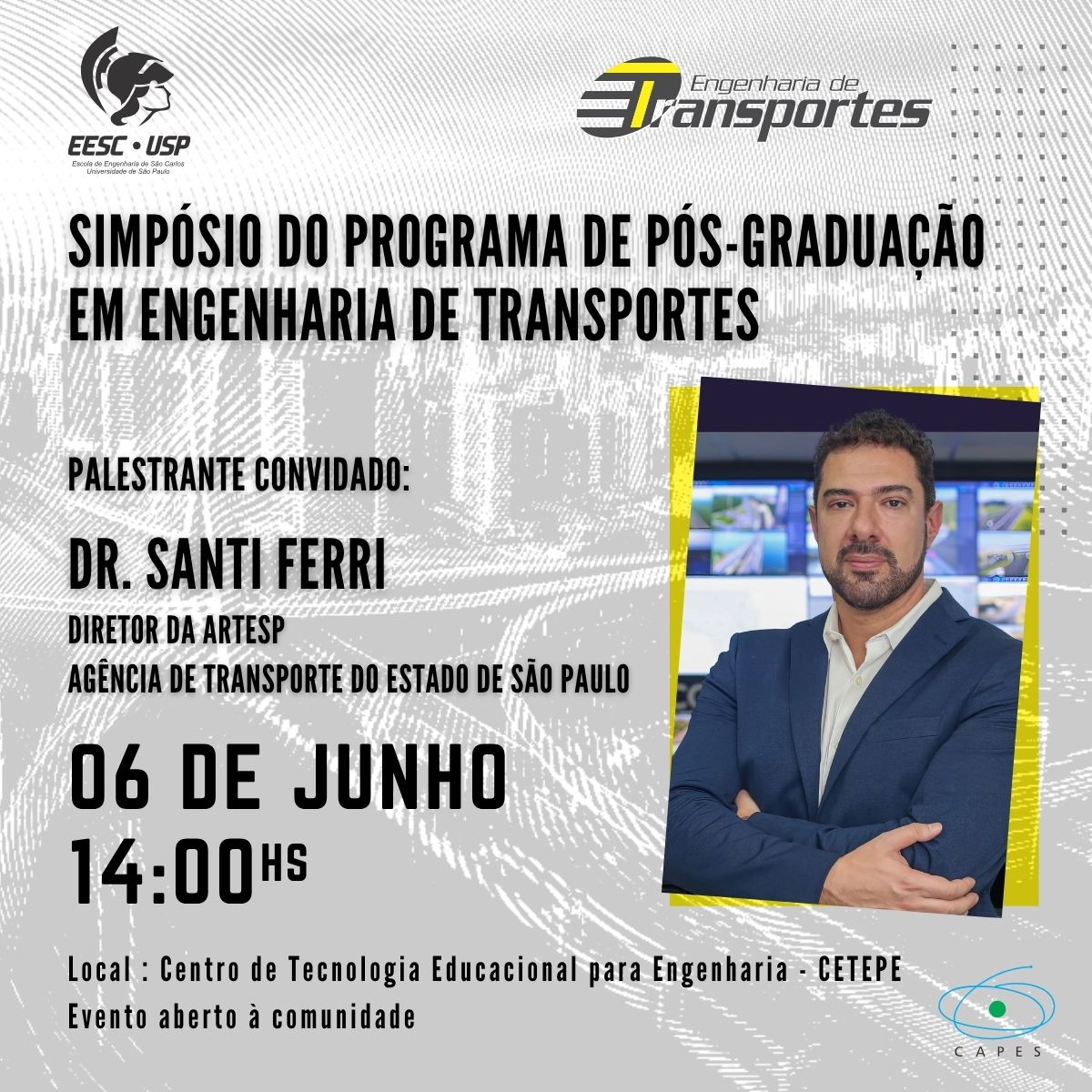 Dr. Santi Ferri - 06 de junho, 14:00hs